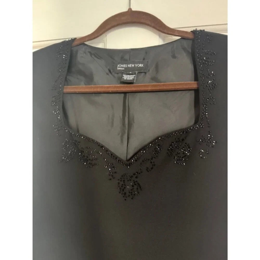 Vintage dress, Black, Size 6 - Picture 5 of 8